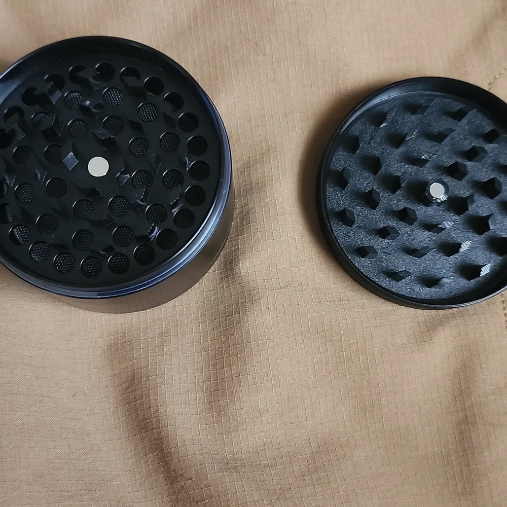 Black Herb and Spice Grinder with Leprechaun Design